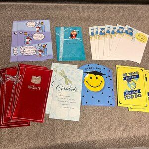 Graduation Party Card Lot Of 21 Cards And Envelopes School Happy Graduation